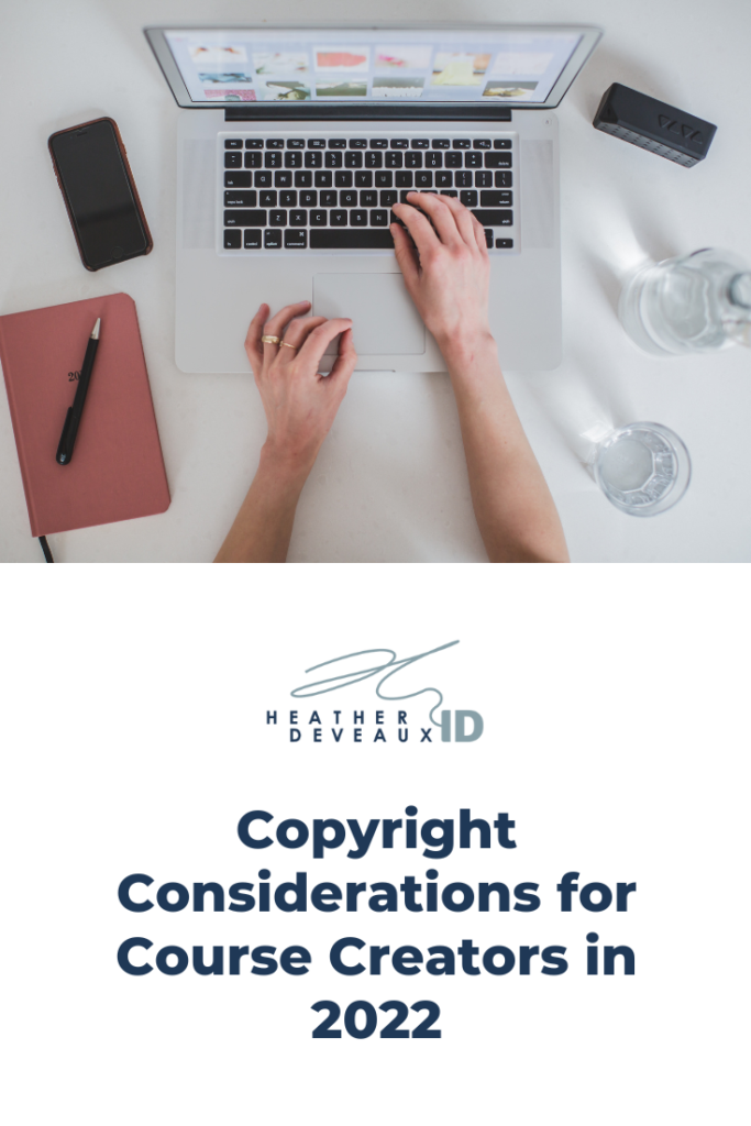 heather deveaux course creator copyright considerations for 2022