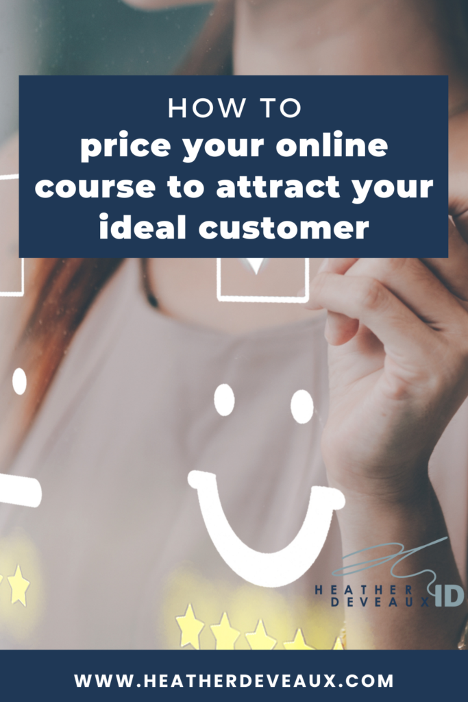 heather deveaux pricing your online course