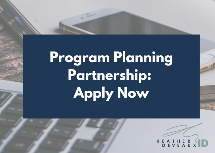 Program Planning Partnership: Pilot Project 2024