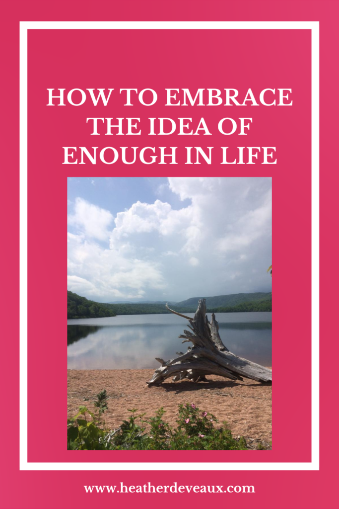 the idea of enough by heather deveaux creative