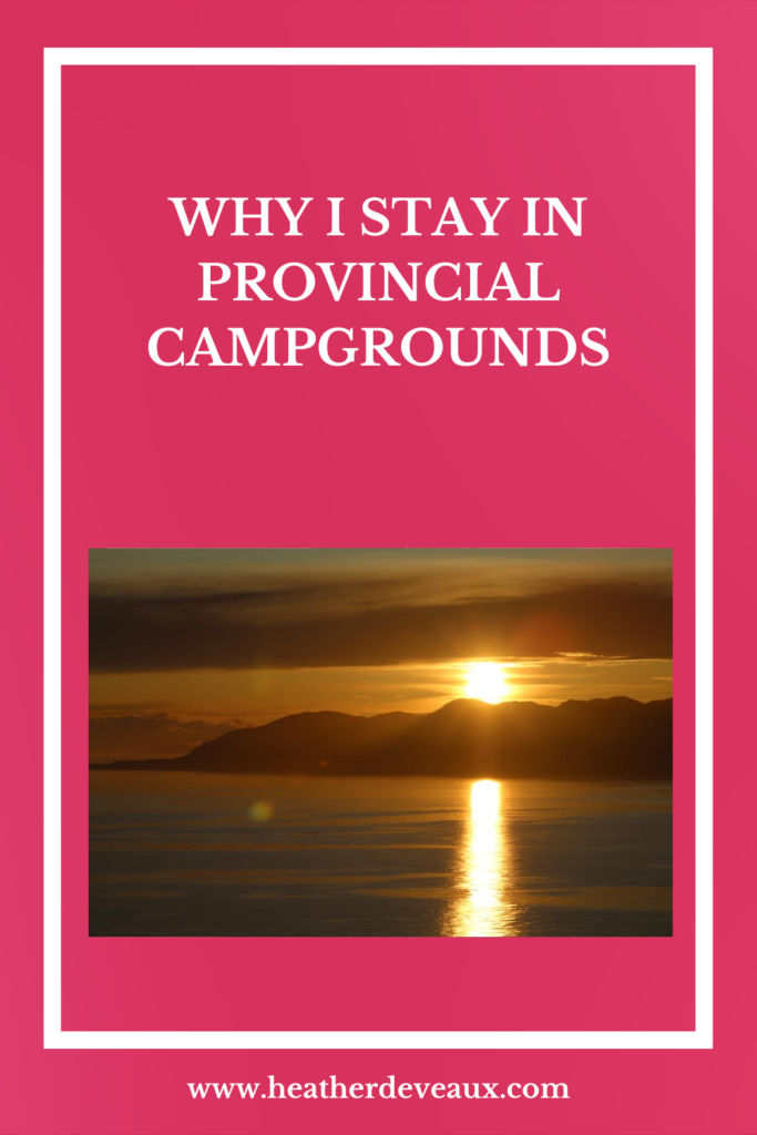 camping in provincial and national parks, heather deveaux creative