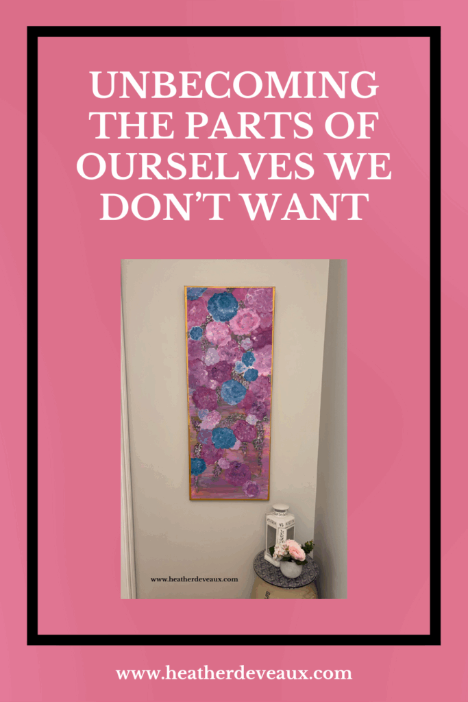 unbecoming pinterest graphic by heather deveaux creative