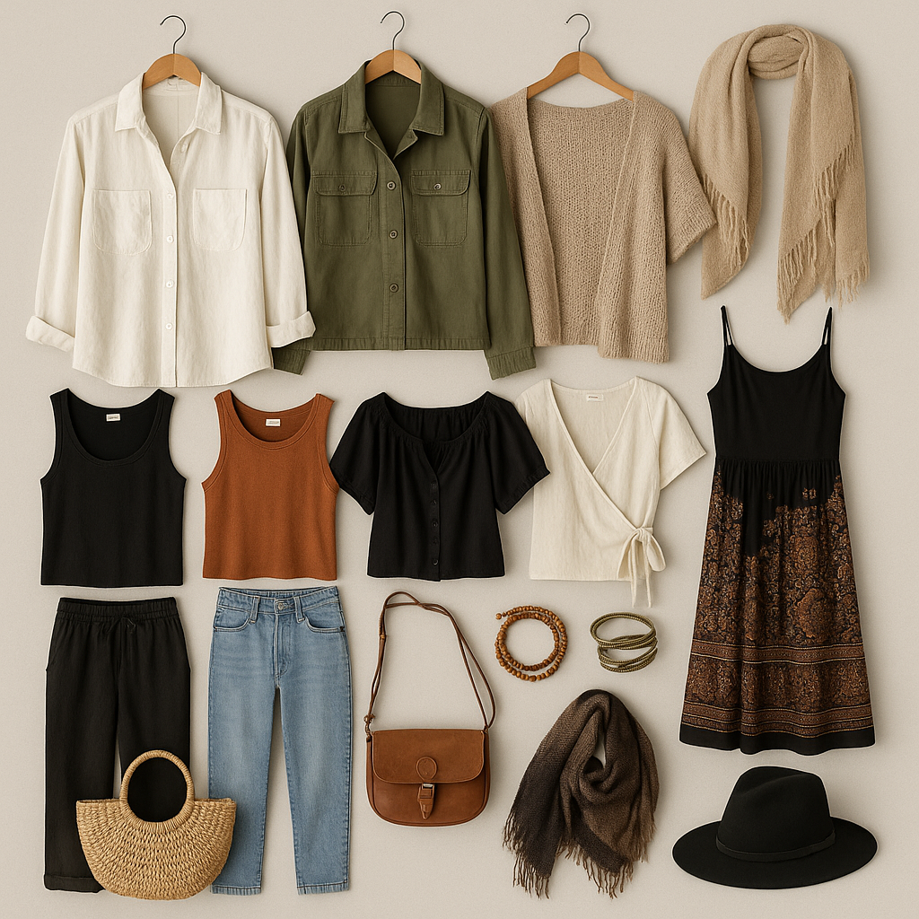 Style inspiration, build a capsule wardrobe, heather deveaux creative