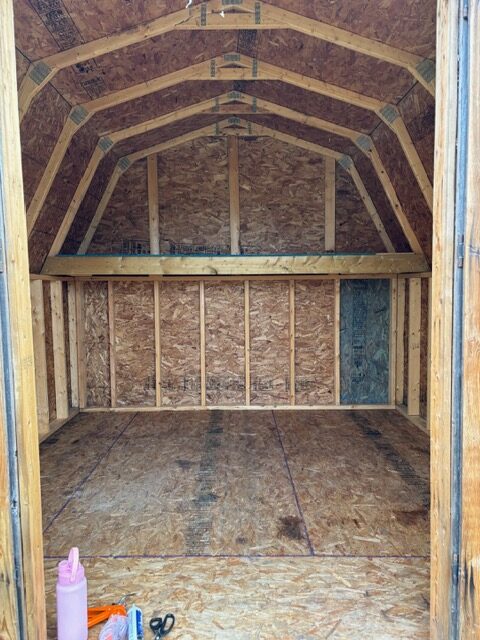 create a she shed, empty and ready to go, heather deveaux
