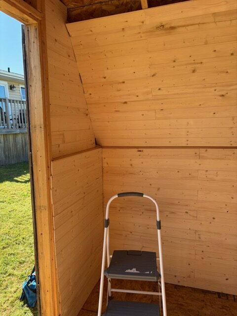 create a she shed, gable roof side, heather deveaux