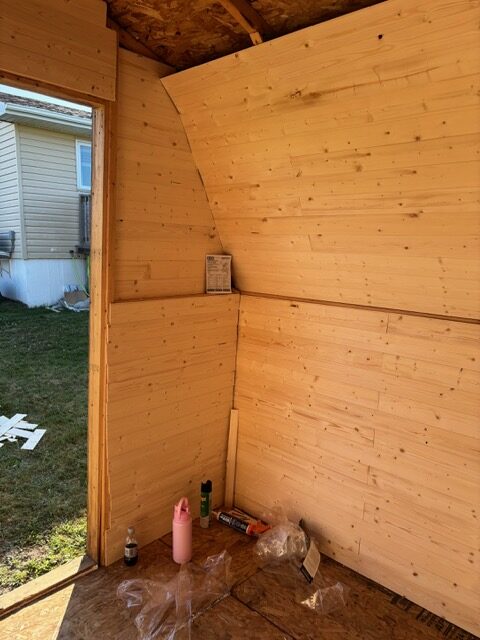 create a she shed, side gables, heather deveaux
