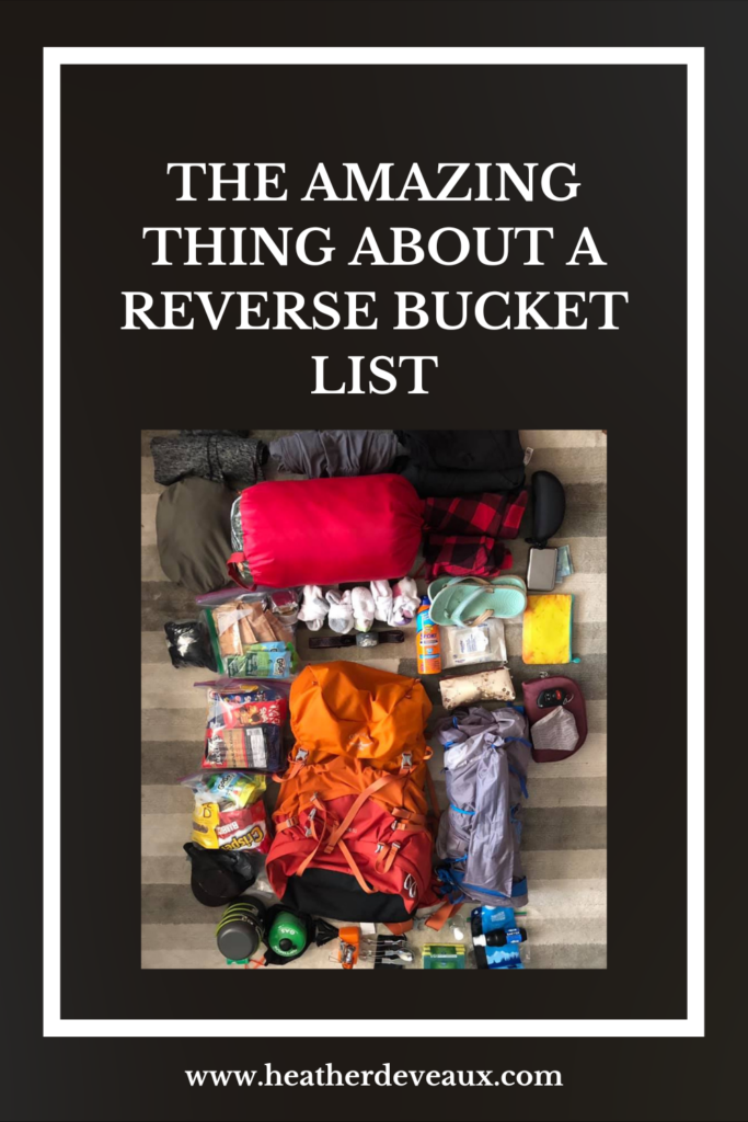 reverse bucket list heather deveaux creative