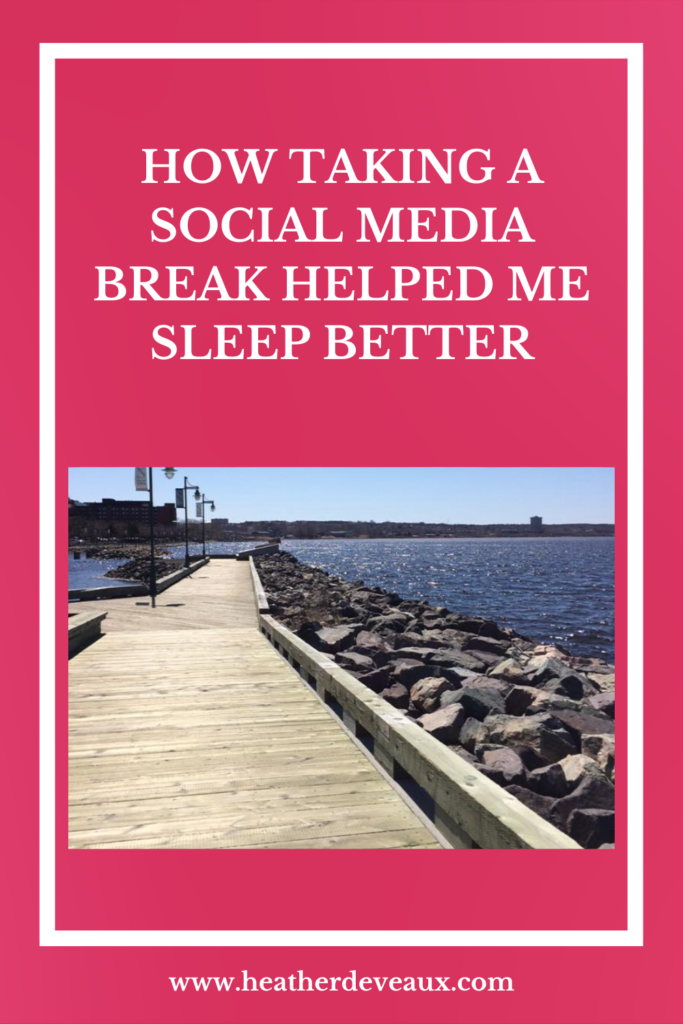 taking a social media break, heather deveaux creative