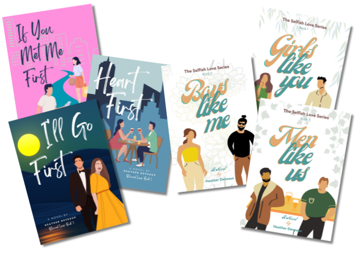 start and finish a romance novel, heather deveaux creative